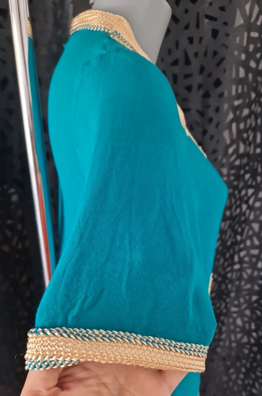 Conjunto tradicional verde esmeralda de Alérie - Tamanho L - Nunca usado – photo 7